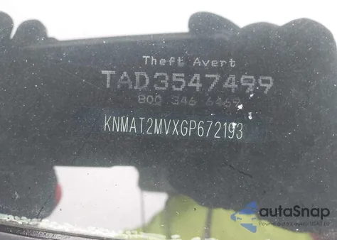 2016 Nissan Rogue S z USA, uszkodzony, nr VIN KNMAT2MVXGP672193